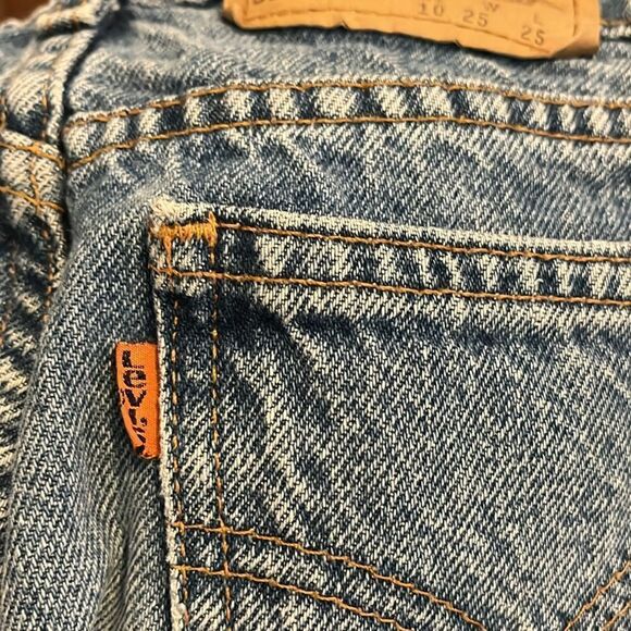 Vintage Levi’s Boys’ 550 Distressed Blue Denim Jeans - Picture 11 of 12